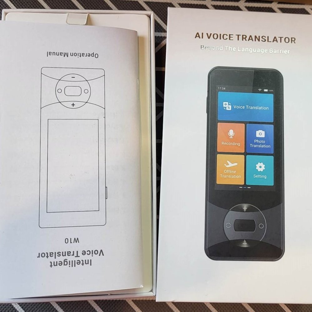 Language Translator Device Portable Real-time Voice Translation